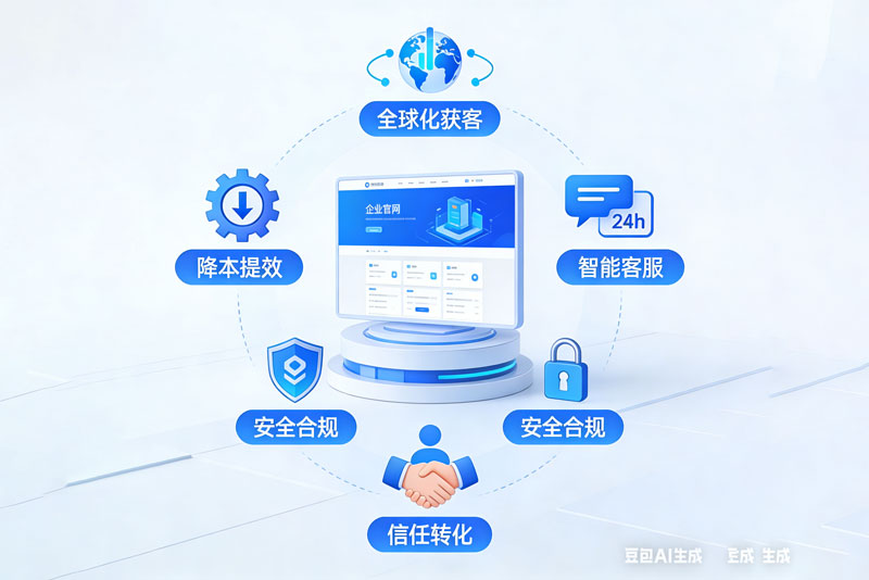 企业有官网vs无官网的优势分析